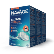 Navage SaltPod with Alkalol Bundle 3 30-Packs 90 SaltPods - Navage Salt Pod Refills Only - Exclusively Designed for the Navage Nasal Irrigation System