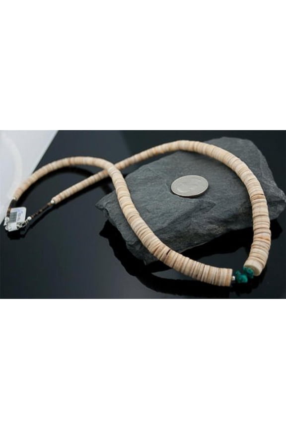 Navajo .925 Sterling Silver Graduated Spiny and Natural Turquoise Native American Necklace