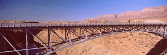 Navajo Bridge at Grand Canyon National Park Arizona USA Canvas Art - Panoramic Images (18 x 6)
