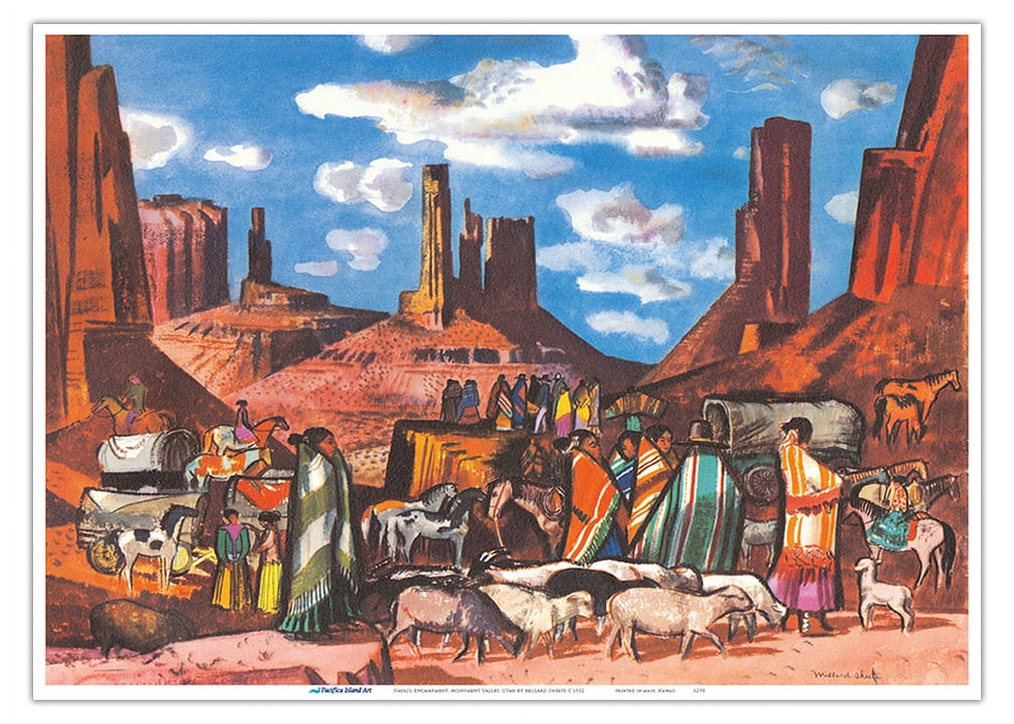 CP Ancienne – Indiens Navajos Tissant Monument Valley Arizona/Utah – Années 1960