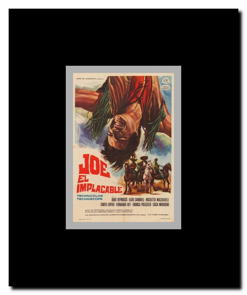 Navajo Joe Framed Movie Poster