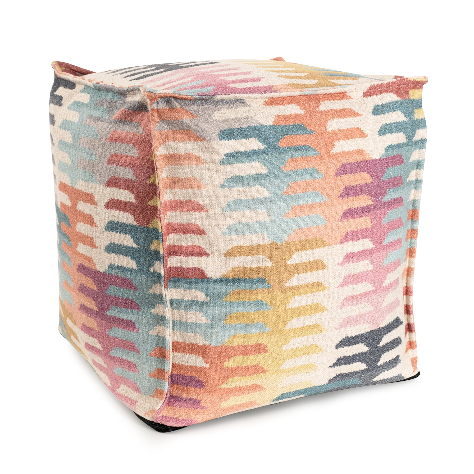 Navajo Multi Square Pouf