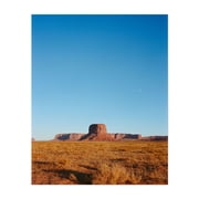 Navajo Nation - Oljato-Monument Valley Arizona Photography Desert Nature Landscape Scenic Moon Wilderness Minimalist Unframed Wall Art Print 4 x 6 inches