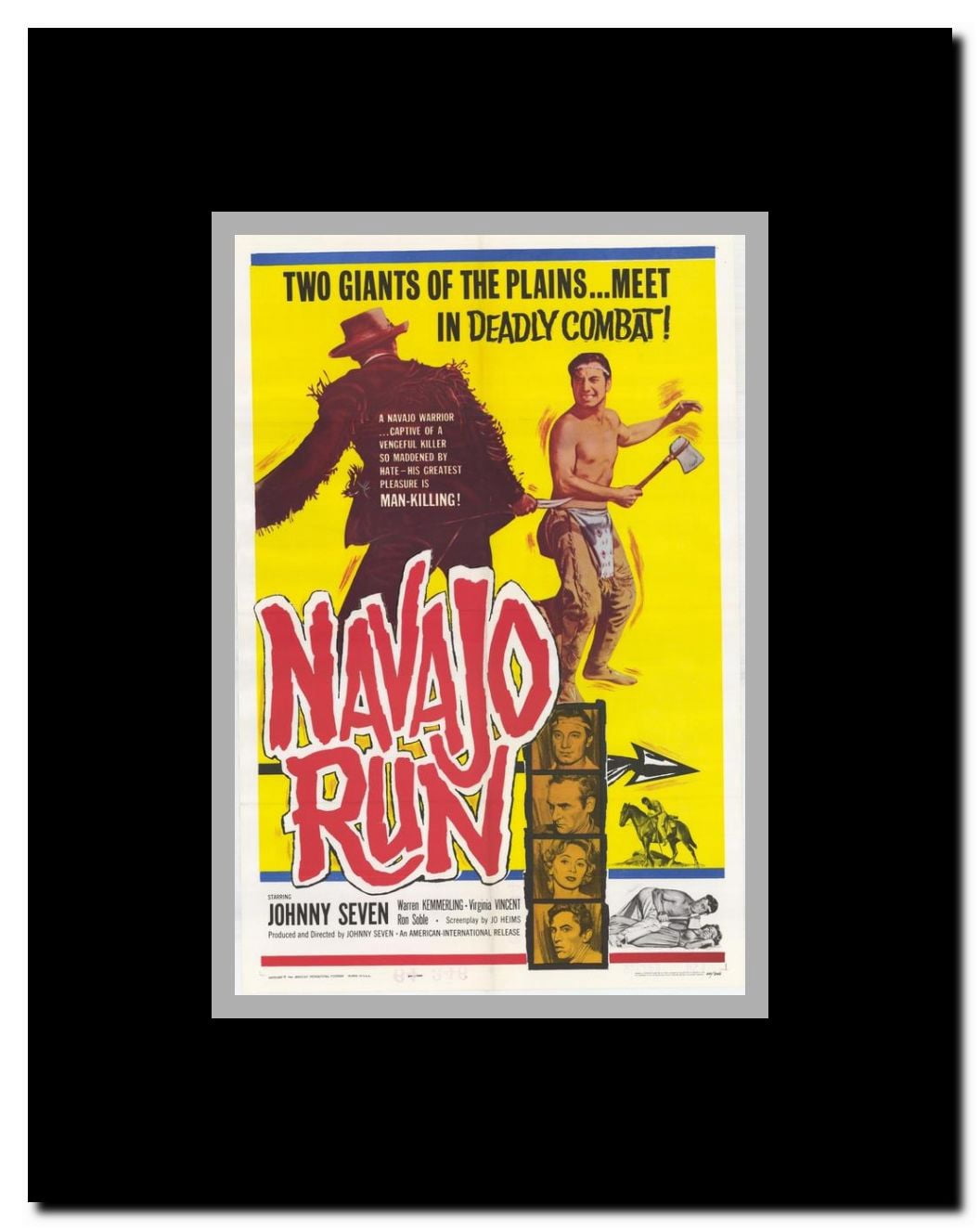 Navajo Run Framed Movie Poster