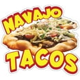 thumbnail image 1 of Navajo Tacos 16" Decal Concession Stand Food Truck Sticker, 1 of 2