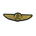 thumbnail image 1 of Naval Air Crew Wings PVC Patch – With Hook and Loop, 1 of 2