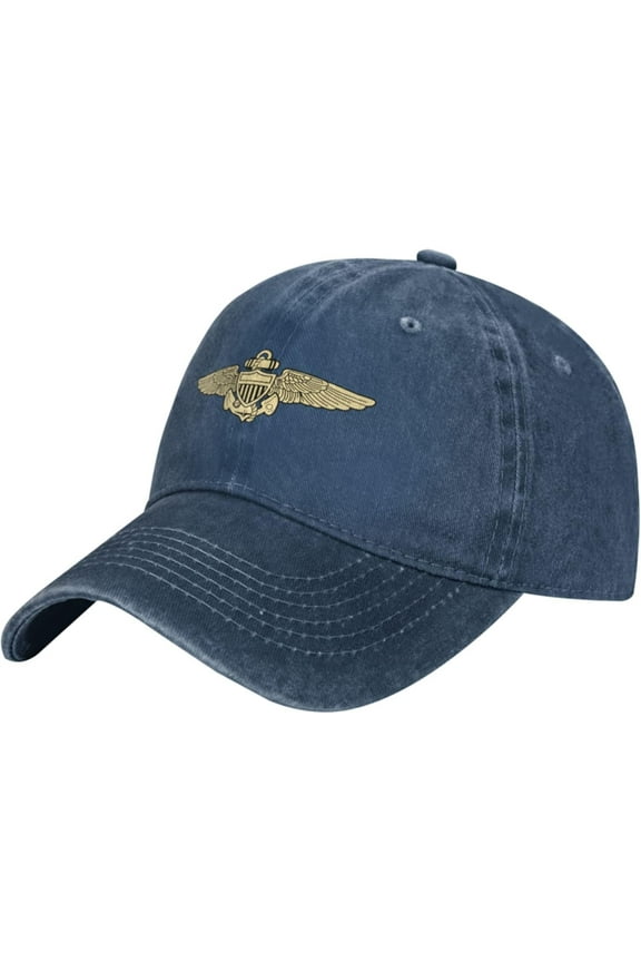 Naval Aviator Pilot Wings Hat Adjustable Cowboy Baseball Cap for Men Women Trucker Cap