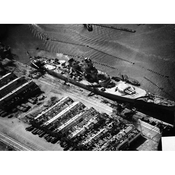 Naval Battle of Casablanca 1942 GLOSSY POSTER PICTURE PHOTO PRINT BANNER CONVERSATIONPRINTS
