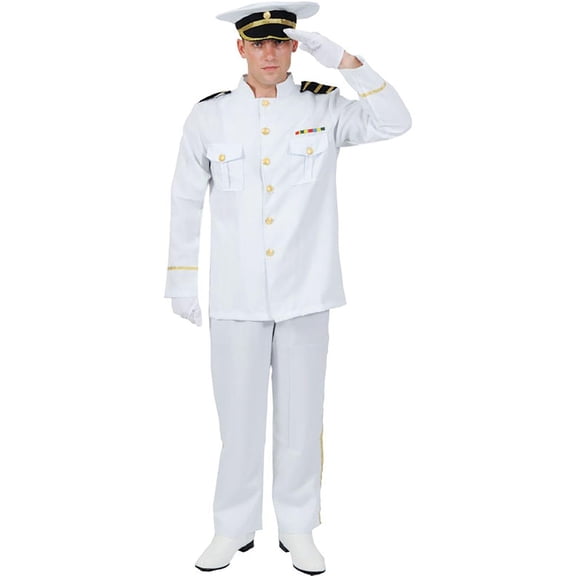 Naval Officer Adult Costume, X-Large