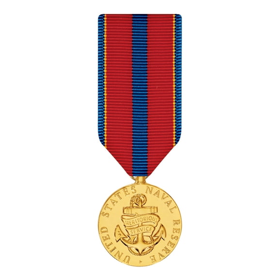 Naval Reserve Meritorious Service Medal Miniature Anodized