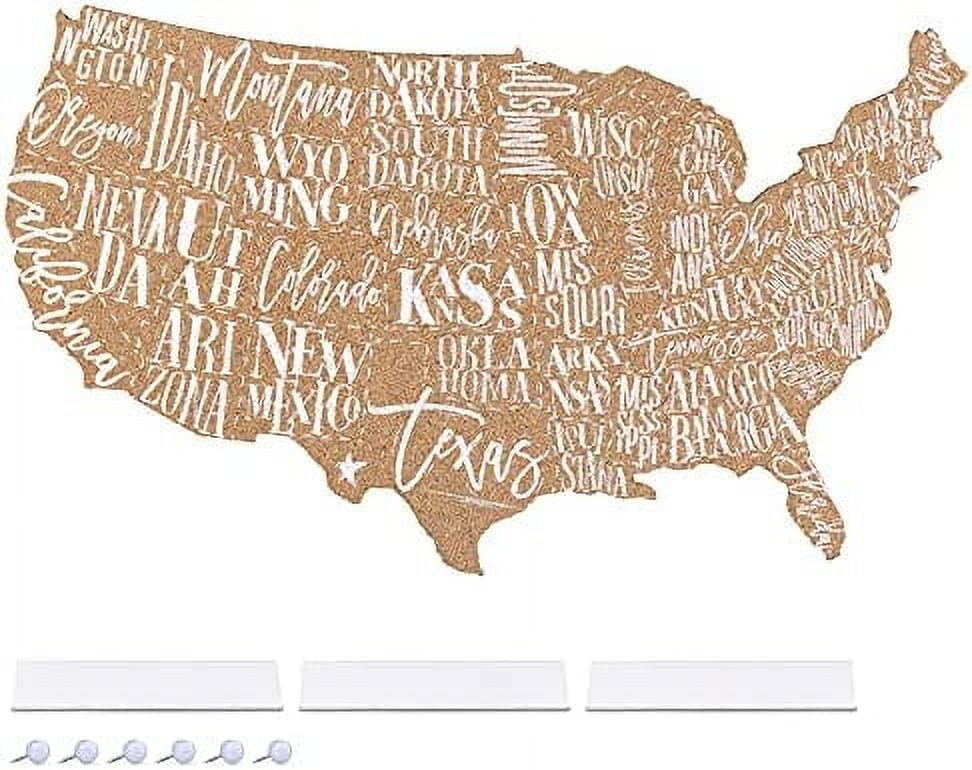 Navaris Cork Map of United States - Navaris Cork Map Of United States 16x8 Cork Board Map Of The United States With Pins Adhesive Decorative Bulletin Board With USA State Names 5a707a98 1caf 4282 Be92 B0d5aa7f35a9.a6e1cd60aa21f42a153957374a2dcdcc 