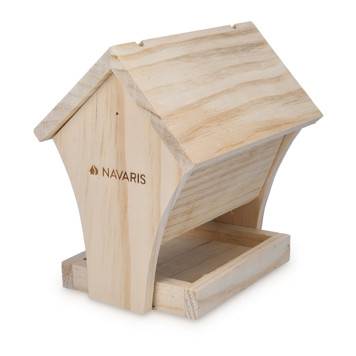 Navaris Pine Wood Weather Resistant DIY Bird House Kit