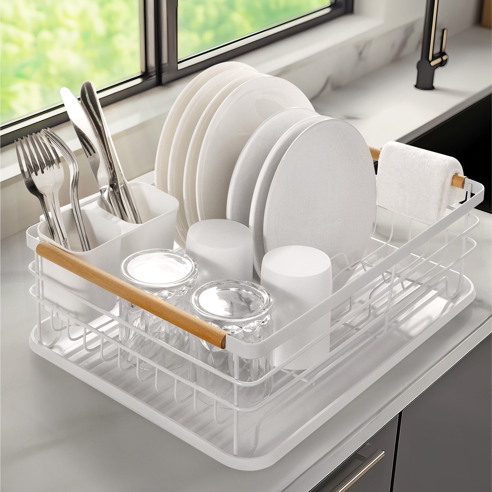 Free Shipping! Navaris Dish Drainer Rack - Plate, Silverware, Pots and ...