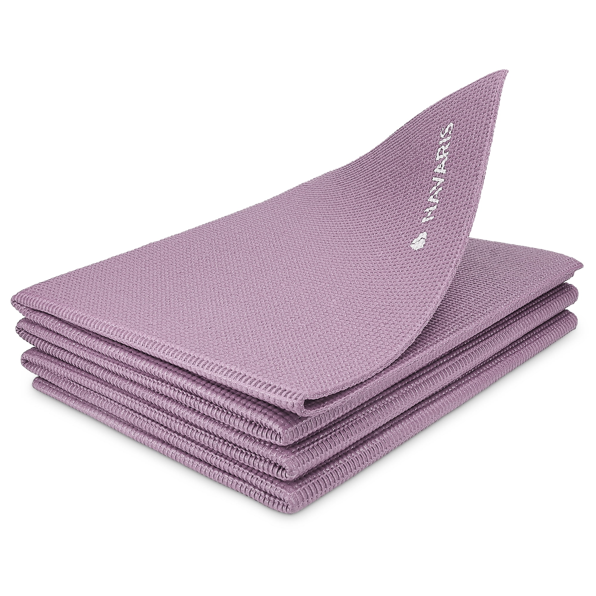 Navaris Foldable Yoga Mat for Travel 1 8 inch 4mm Thick Exercise Mat for Yoga Pilates Workout Gym Fitness Non Slip Folding Thin Portable Mat