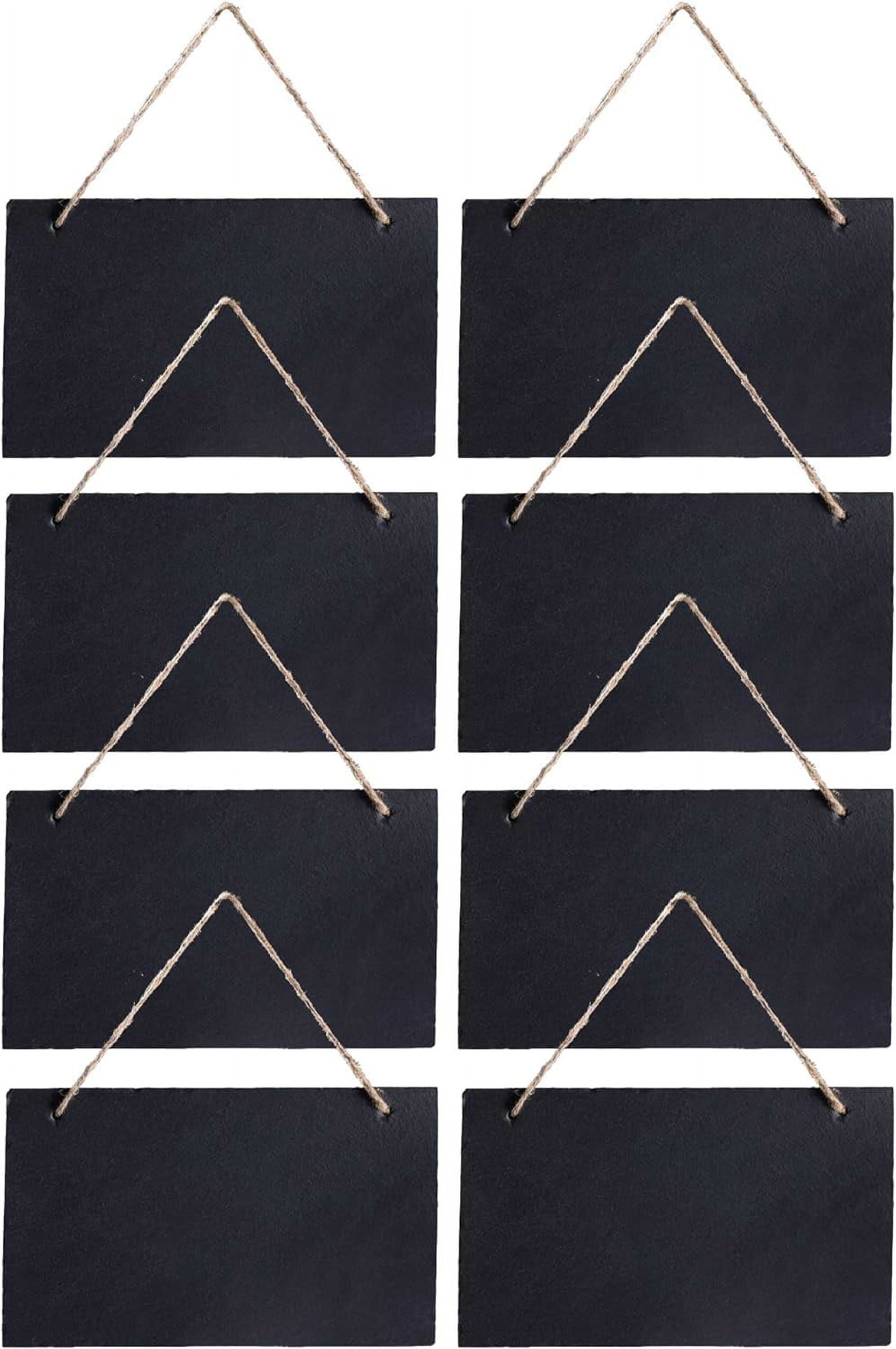 1/f SPACE Black Lighting Board S 2枚セット Navaris Hanging Slate Chalkboard Signs (Set of 8) - 5.85