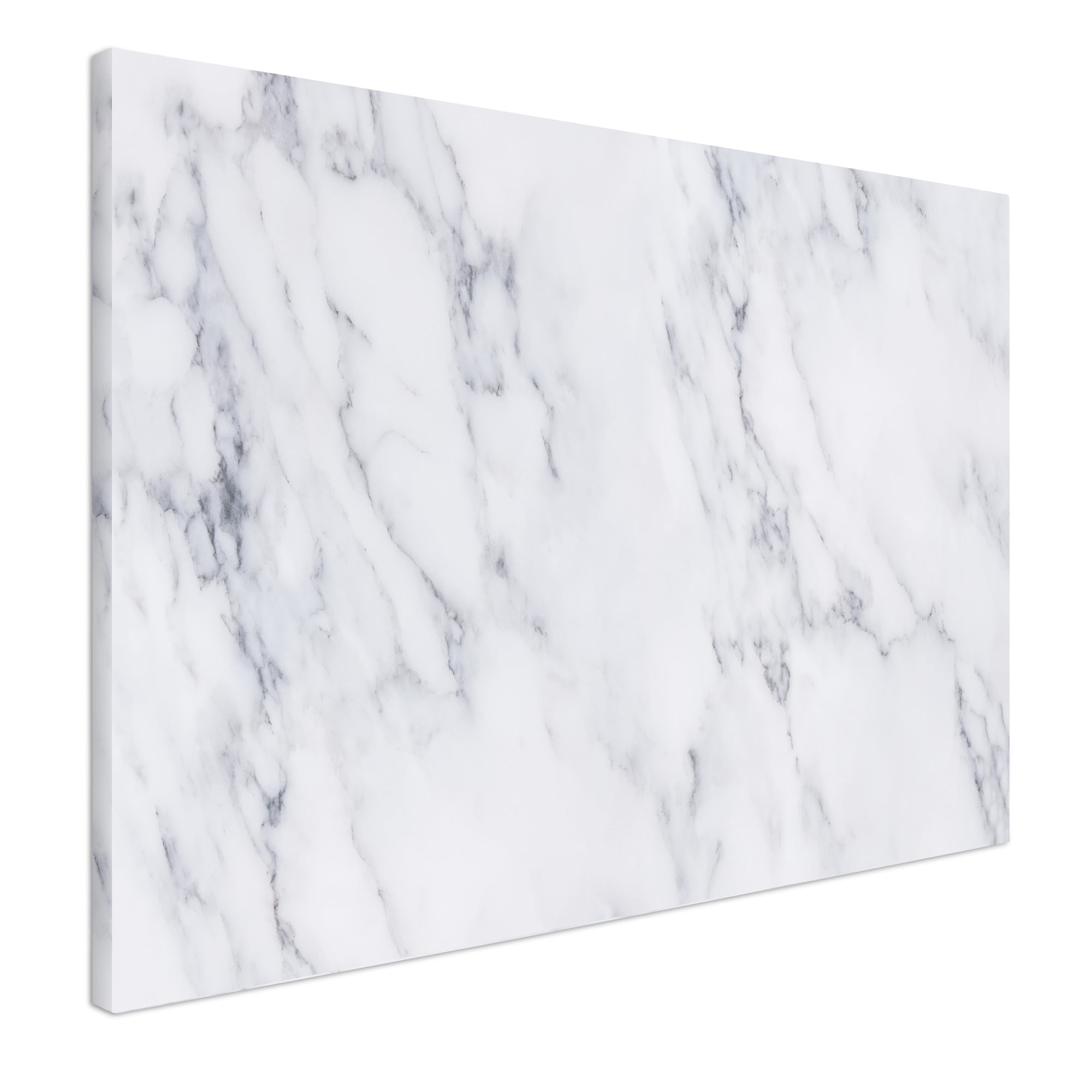 Navaris 36" x 24" White Marble Magnetic Dry Erase Board