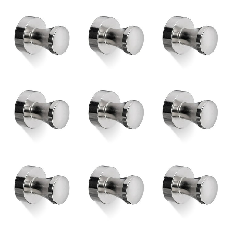 Navaris Magnetic Grill Hooks Pack of 9 Magnet Hook Set for BBQ Accessories and Kitchen Utensils Heavy Duty Strong Holder Magnets for Hanging