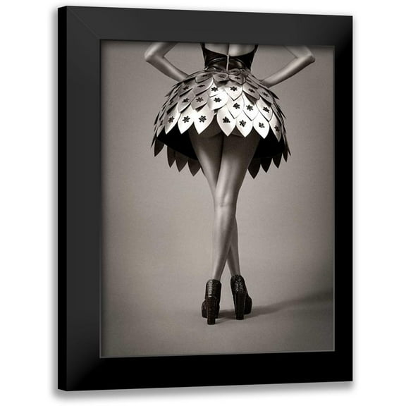 Navarro, Ernesto 12x14 Black Modern Framed Museum Art Print Titled - Round the Horst