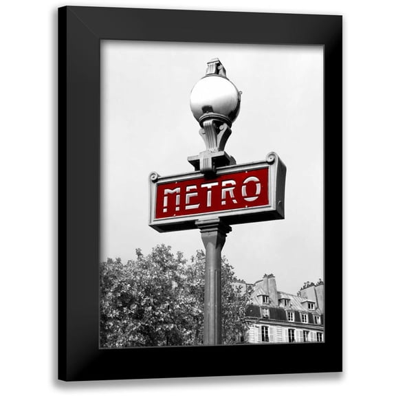 Navas, Emily 11x14 Black Modern Framed Museum Art Print Titled - Metro in Paris