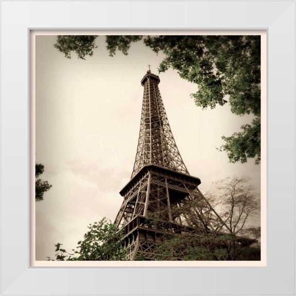 Navas, Emily 12x12 White Modern Wood Framed Museum Art Print Titled - Last Day in Paris I