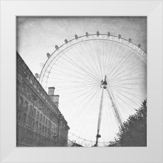 Navas, Emily 12x12 White Modern Wood Framed Museum Art Print Titled - London Sights II