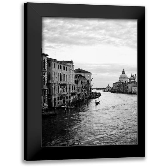 Navas, Emily 12x14 Black Modern Framed Museum Art Print Titled - Venetian Canals I