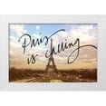 thumbnail image 1 of Navas, Emily 14x11 White Modern Wood Framed Museum Art Print Titled - Paris is Calling, 1 of 4