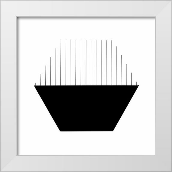 Navas, Emily 15x15 White Modern Wood Framed Museum Art Print Titled - Mod Ship