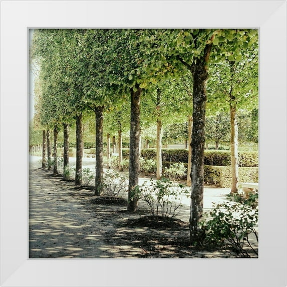 Navas, Emily 15x15 White Modern Wood Framed Museum Art Print Titled - Parisian Stroll I