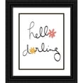 thumbnail image 1 of Navas, Emily 15x18 Black Ornate Wood Framed with Double Matting Museum Art Print Titled - Hello Darling, 1 of 4