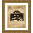 thumbnail image 1 of Navas, Emily 15x18 Gold Ornate Wood Framed with Double Matting Museum Art Print Titled - French Street I, 1 of 4