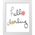 thumbnail image 1 of Navas, Emily 15x18 White Modern Wood Framed Museum Art Print Titled - Hello Darling, 1 of 4