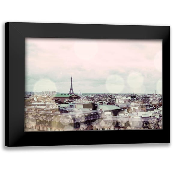 Navas, Emily 18x13 Black Modern Framed Museum Art Print Titled - Rooftop Paris