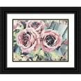 thumbnail image 1 of Navas, Emily 18x15 Black Ornate Wood Framed with Double Matting Museum Art Print Titled - Vintage Roses, 1 of 4
