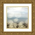 thumbnail image 1 of Navas, Emily 20x20 Gold Ornate Wood Framed with Double Matting Museum Art Print Titled - City of Lights Square II, 1 of 4