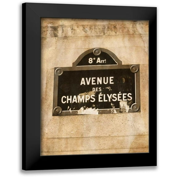 Navas, Emily 20x24 Black Modern Framed Museum Art Print Titled - French Street I