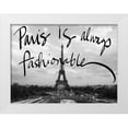 thumbnail image 1 of Navas, Emily 24x19 White Modern Wood Framed Museum Art Print Titled - Fashionable Paris, 1 of 4