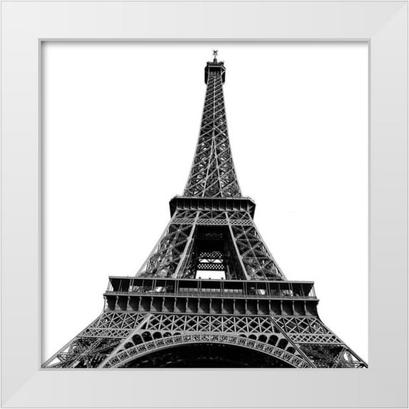 Navas, Emily 26x26 White Modern Wood Framed Museum Art Print Titled - Paris Views II