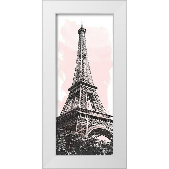 Navas, Emily 8x14 White Modern Wood Framed Museum Art Print Titled - Watercolor France Panel II