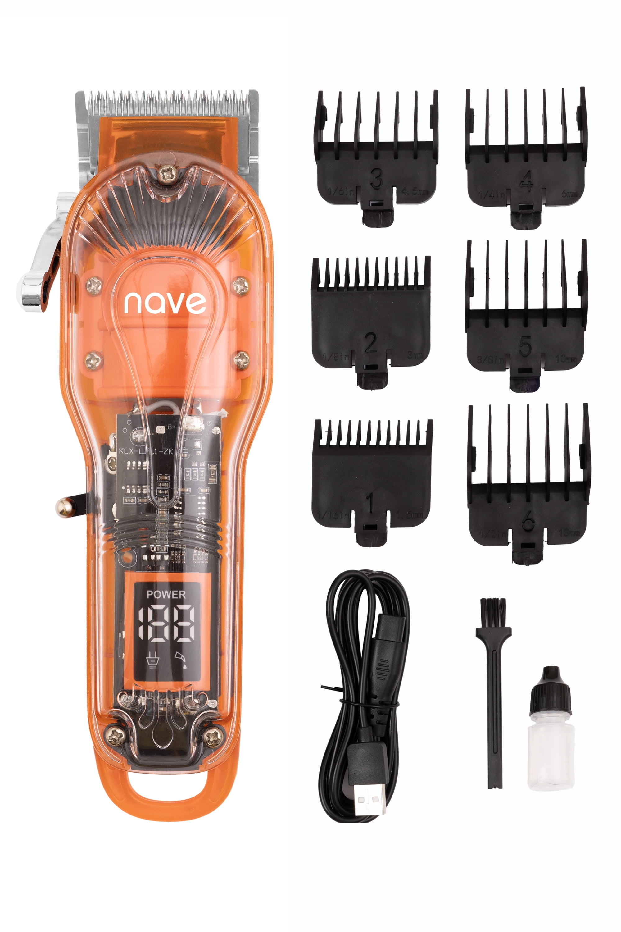Nave Cordless Hair Clippers for Men – Professional Zero Gap T-Blade ...