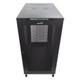 thumbnail image 1 of NavePoint 24U Rack Enclosure Server Cabinet, Mid Depth 33 Inch Deep, Perforated Door Lock and Casters Black, 1 of 6