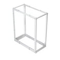 thumbnail image 1 of NavePoint 25U 4 Post Rack Open Frame Server Rack for 19 Inch Equipment, AV, Networking, Data & IT Devices, 4-post Rack 25U 1322lbs Weight Capacity, White, 1 of 4