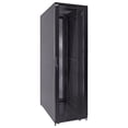 thumbnail image 1 of NavePoint 42U Server Cabinet 1000mm Deep with Locking Glass Door and Removable Side Panels - 42U Rack Cabinet with Fan Compatible Top, Black, 1 of 6