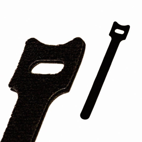 NavePoint 6 Inch Hook and Loop Reusable Strap Cable Cord Wire Ties 25 Pack Black