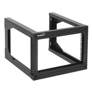 رف خادم NavePoint 6U مع Swing Gate - حامل التثبيت على الحائط 6U لمعدات تكنولوجيا المعلومات 19 بوصة فتح حامل شبكة حامل حامل حامل الحائط لمعدات AV & Server 24 Deep 6U Rack ، Black