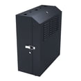 thumbnail image 1 of NavePoint 6U Vertical Server Rack Enclosure, Low Profile, 16.7" Deep, Max Weight Capacity 132lbs - 6U Network Cabinet Vertical Wall Mount, Perforated, Black, 1 of 4