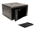 thumbnail image 1 of NavePoint 6U Wall Mount 19 Inch Server 600mm Cabinet Rack Enclosure Glass Door Lock W/Shelf, 1 of 7