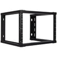 thumbnail image 1 of NavePoint 6U Wall Mount Rack - Server Rack for 19 Inch IT Equipment Open Frame Rack –  Network Rack for AV & Server Equipment 16” Deep Rack, Black, 1 of 4