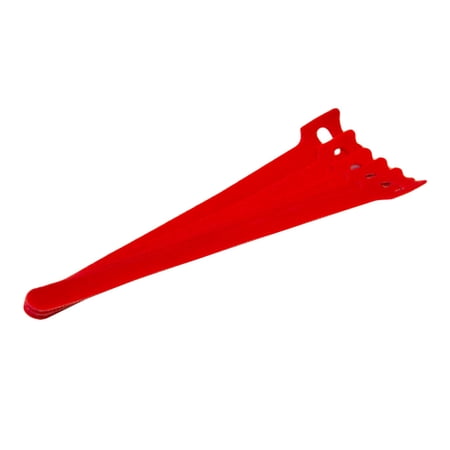 NavePoint 8 Inch Hook and Loop Reusable Strap Cable Cord Wire Ties 25 Pack Red