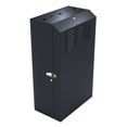 thumbnail image 1 of NavePoint 8U Vertical Server Rack Enclosure, Low Profile, 35.4" Deep, Max Weight Capacity 132lbs - 8U Network Cabinet Vertical Wall Mount, Perforated, Black, 1 of 4